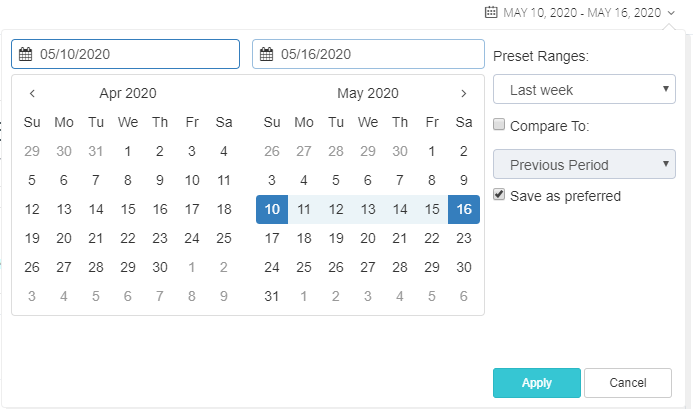 How to Set Date Ranges - Overview & Dashboards